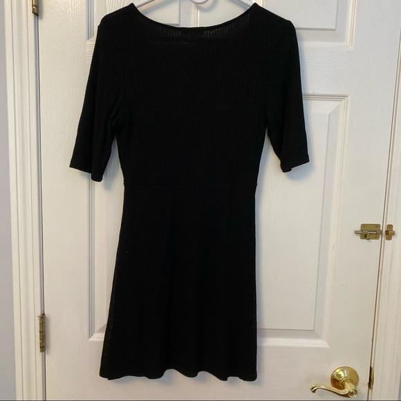 UO silence + noise Deep V Ribbed Mini Dress - Picture 6 of 7